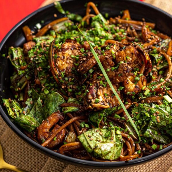 Chow Mein de Frutos del Mar